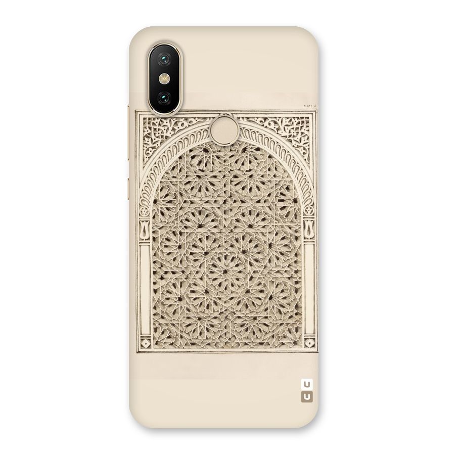 Window Ornaments Back Case for Mi A2
