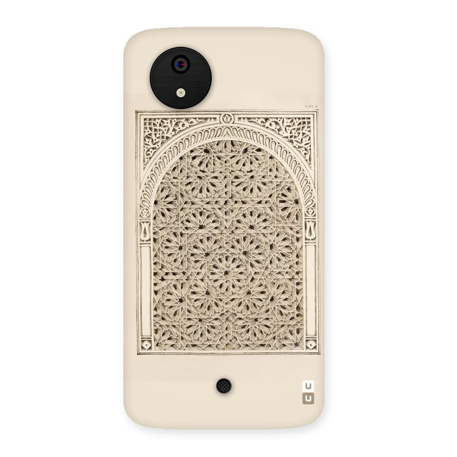 Window Ornaments Back Case for Micromax Canvas A1