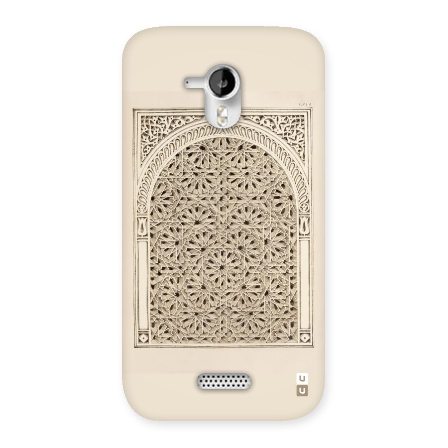 Window Ornaments Back Case for Micromax Canvas HD A116