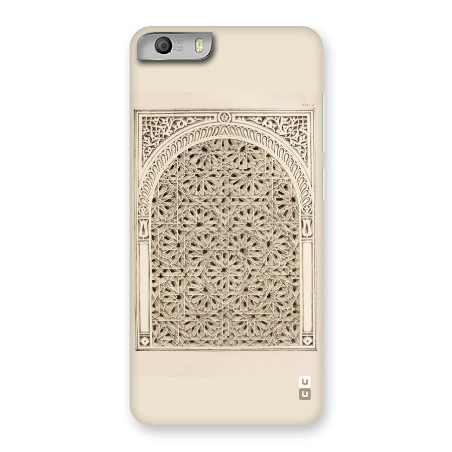 Window Ornaments Back Case for Micromax Canvas Knight 2