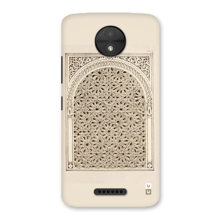 Window Ornaments Back Case for Moto C