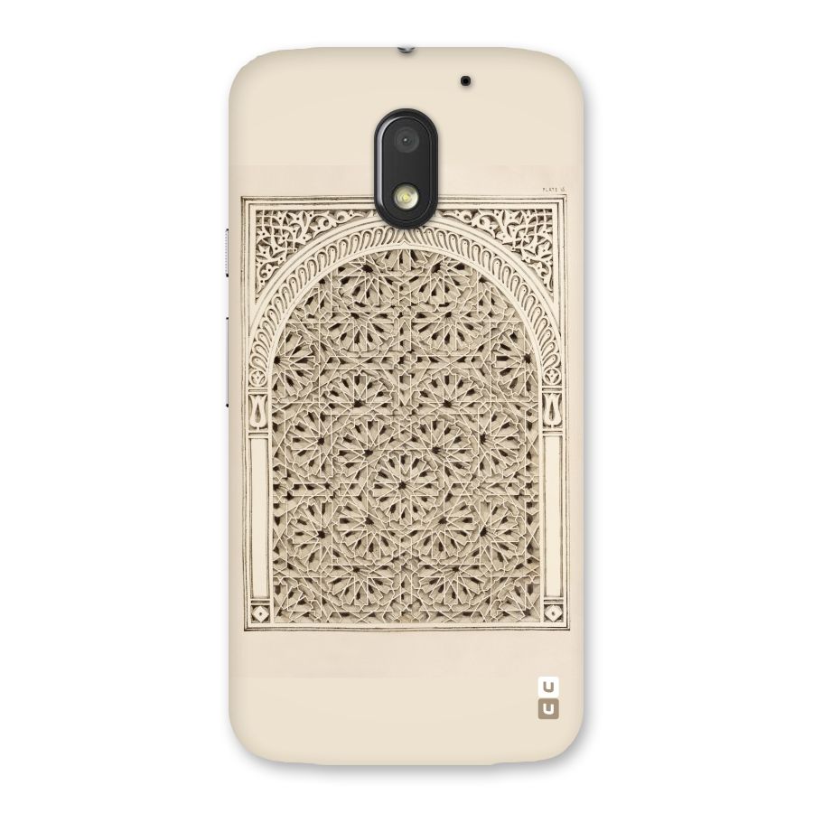 Window Ornaments Back Case for Moto E3 Power