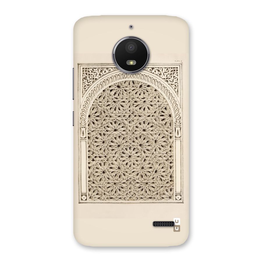 Window Ornaments Back Case for Moto E4