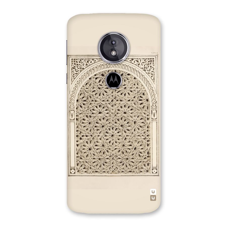 Window Ornaments Back Case for Moto E5