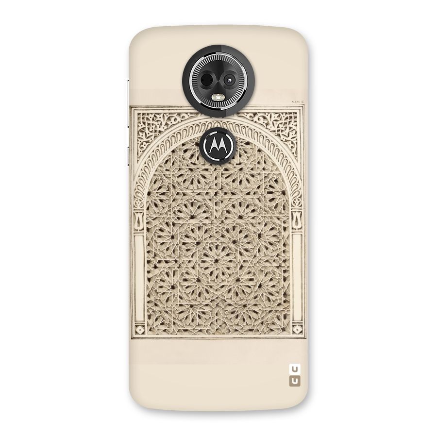 Window Ornaments Back Case for Moto E5 Plus