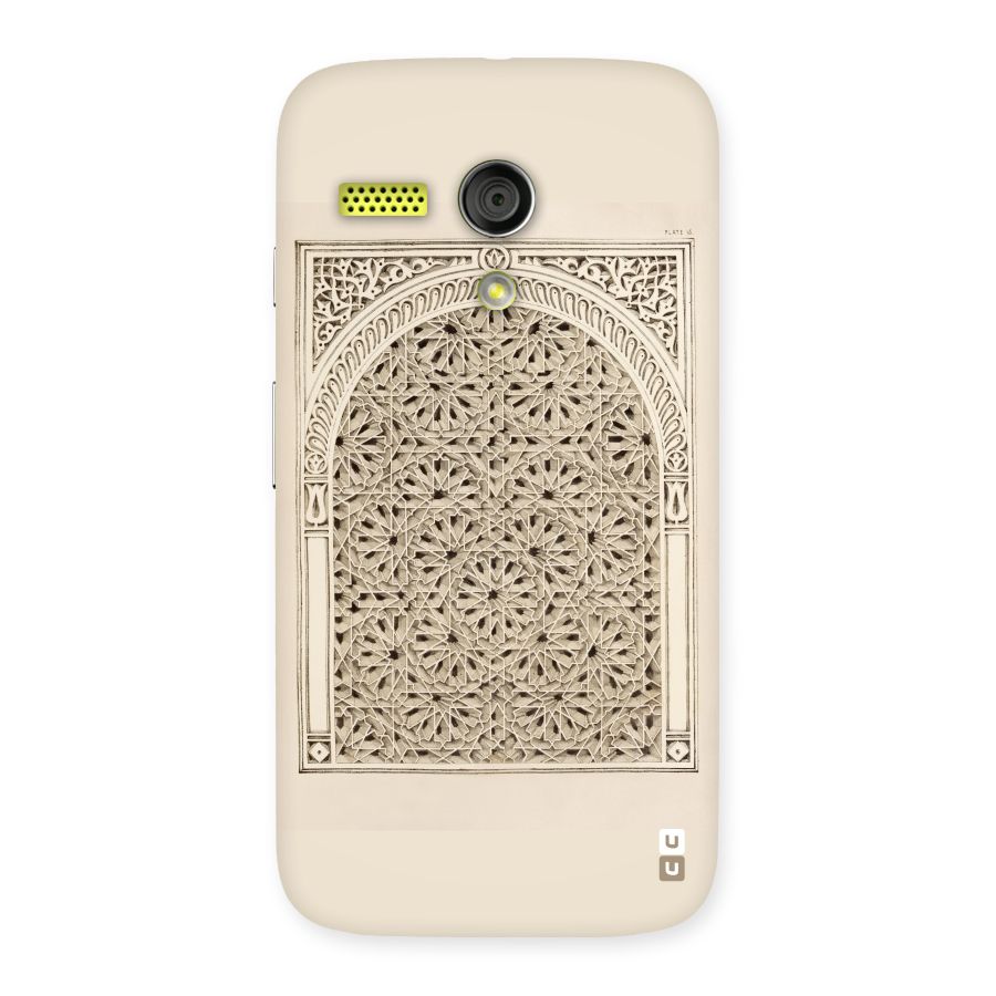 Window Ornaments Back Case for Moto G