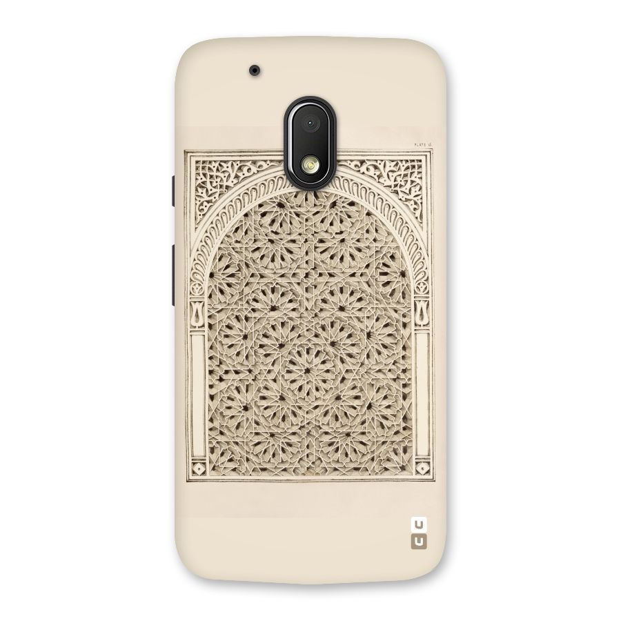 Window Ornaments Back Case for Moto G4 Play