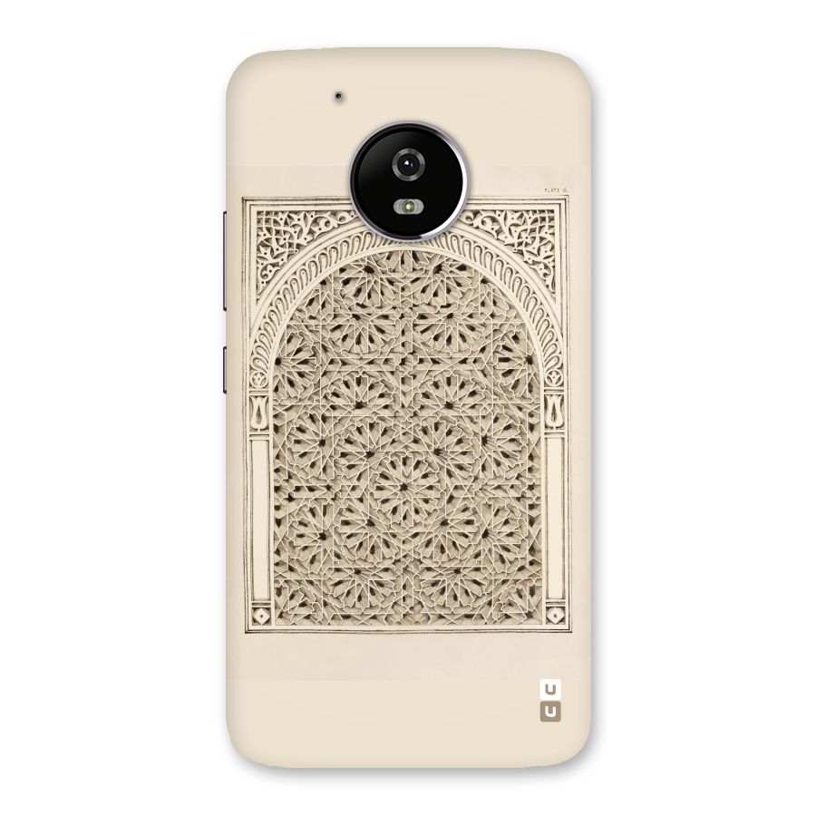 Window Ornaments Back Case for Moto G5