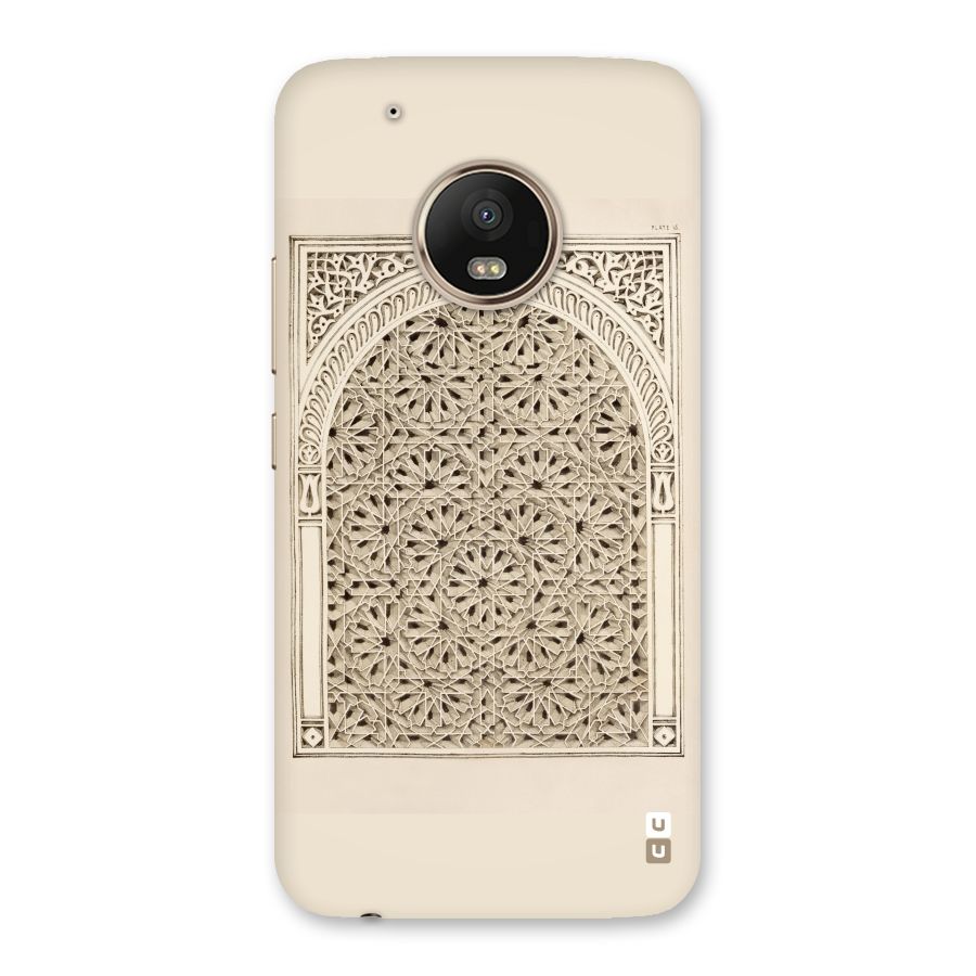 Window Ornaments Back Case for Moto G5 Plus