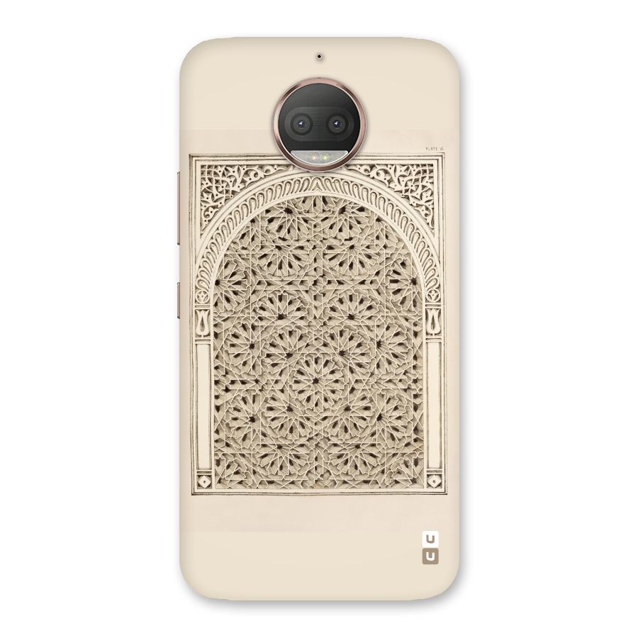 Window Ornaments Back Case for Moto G5s Plus