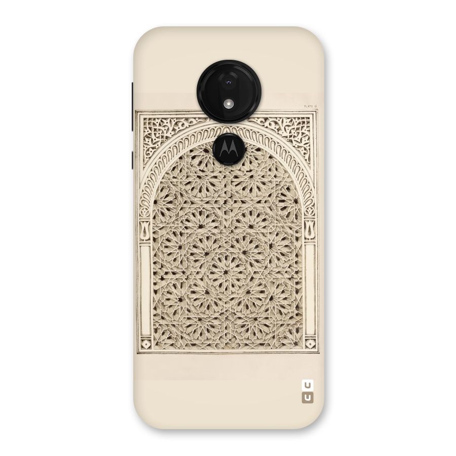 Window Ornaments Back Case for Moto G7 Power