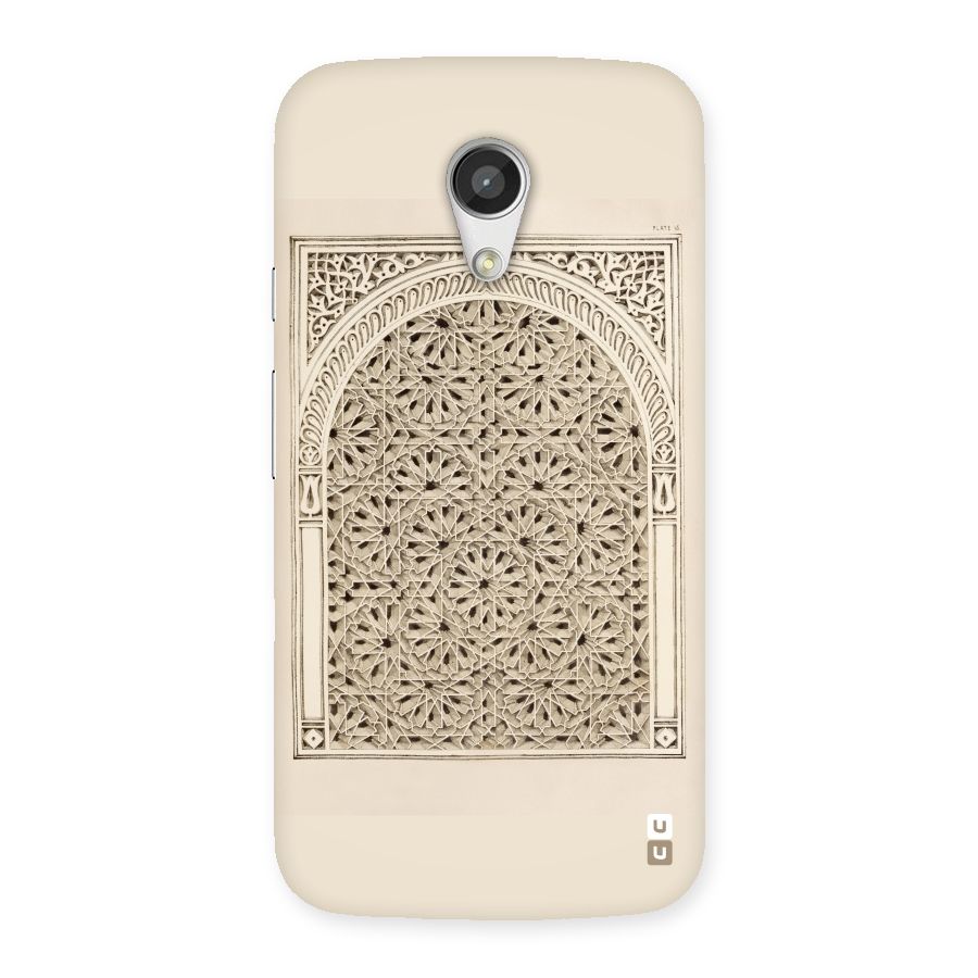 Window Ornaments Back Case for Moto G 2nd Gen