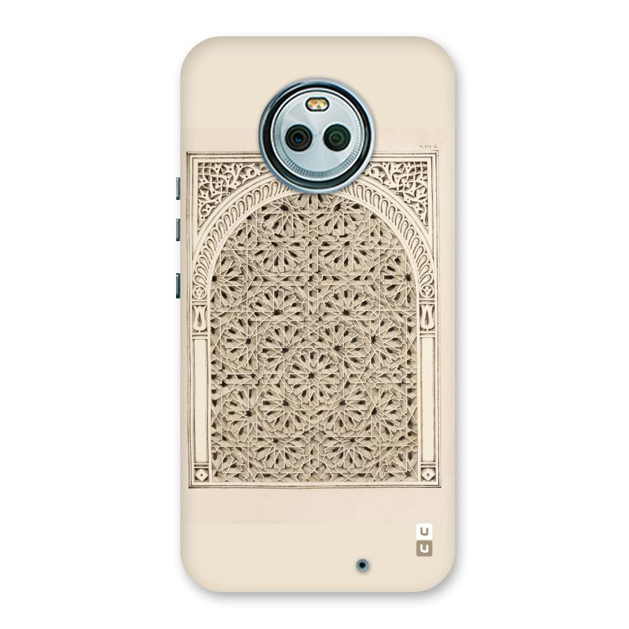 Window Ornaments Back Case for Moto X4