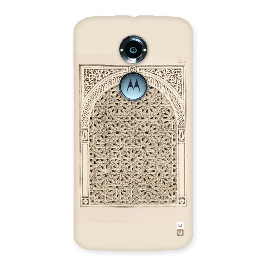 Window Ornaments Back Case for Moto X 2nd Gen