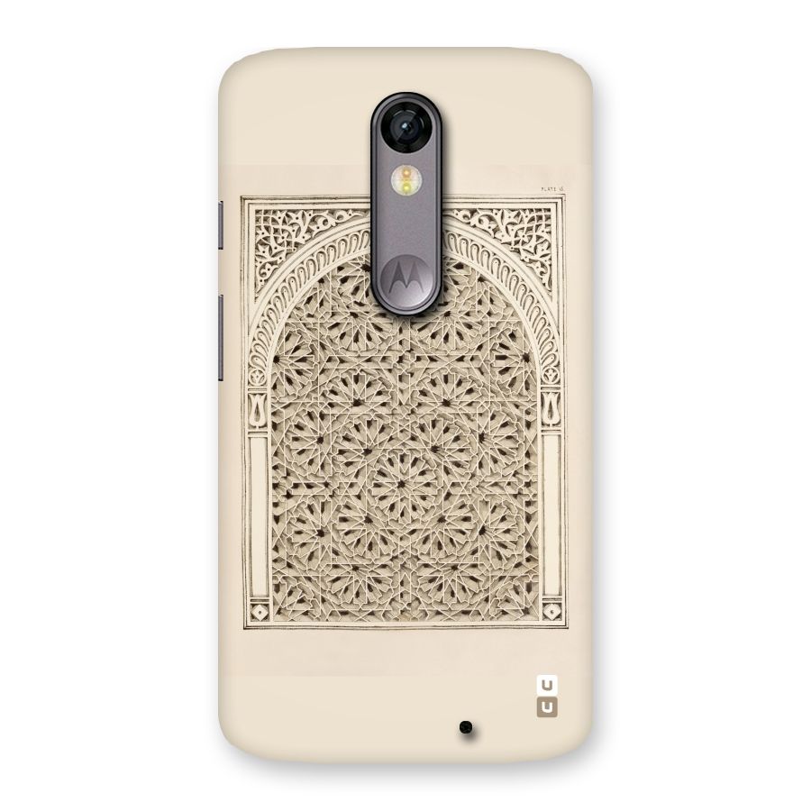 Window Ornaments Back Case for Moto X Force