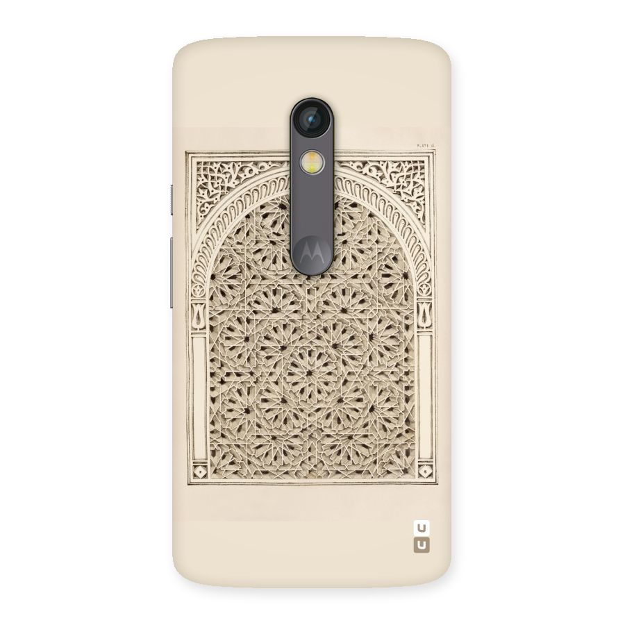 Window Ornaments Back Case for Moto X Play