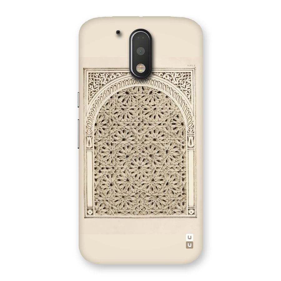 Window Ornaments Back Case for Motorola Moto G4 Plus