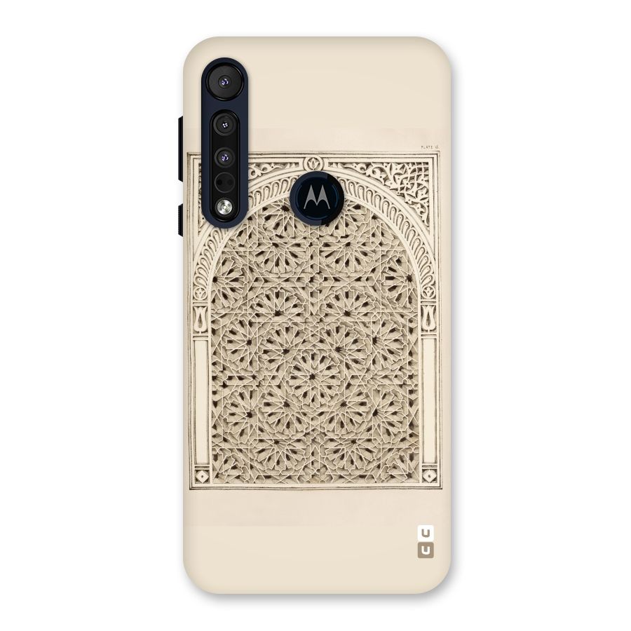 Window Ornaments Back Case for Motorola One Macro