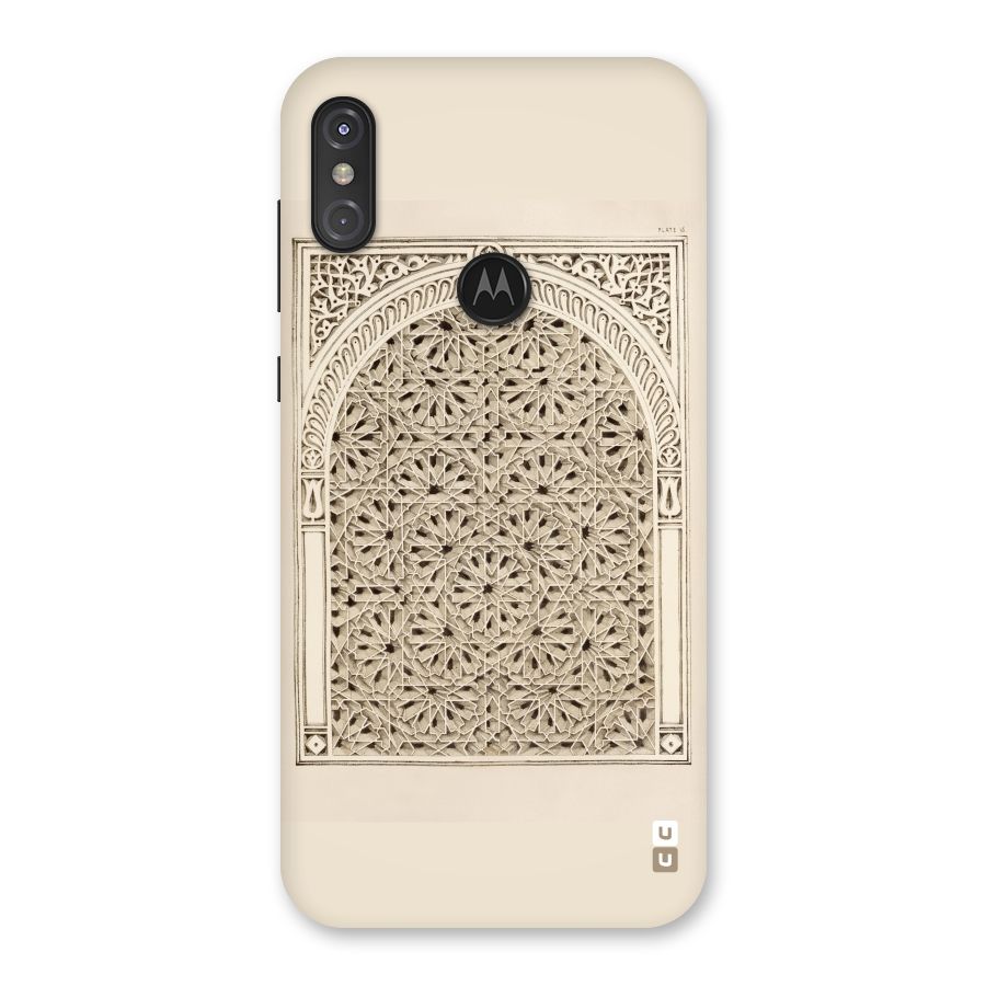 Window Ornaments Back Case for Motorola One Power