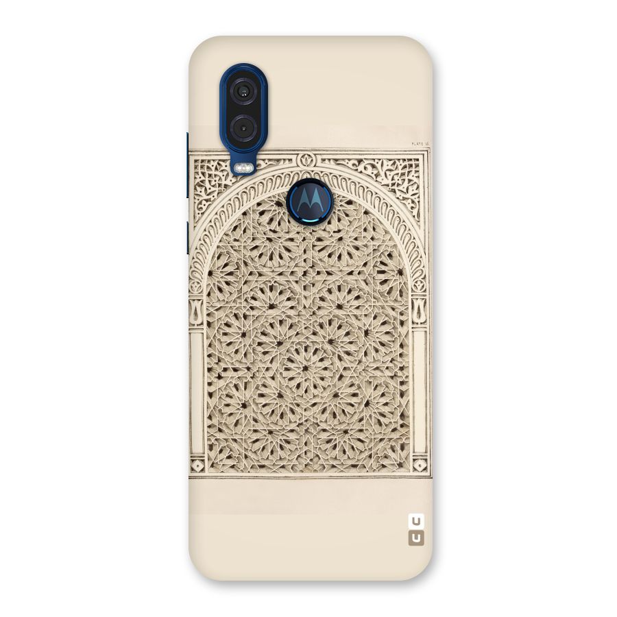 Window Ornaments Back Case for Motorola One Vision