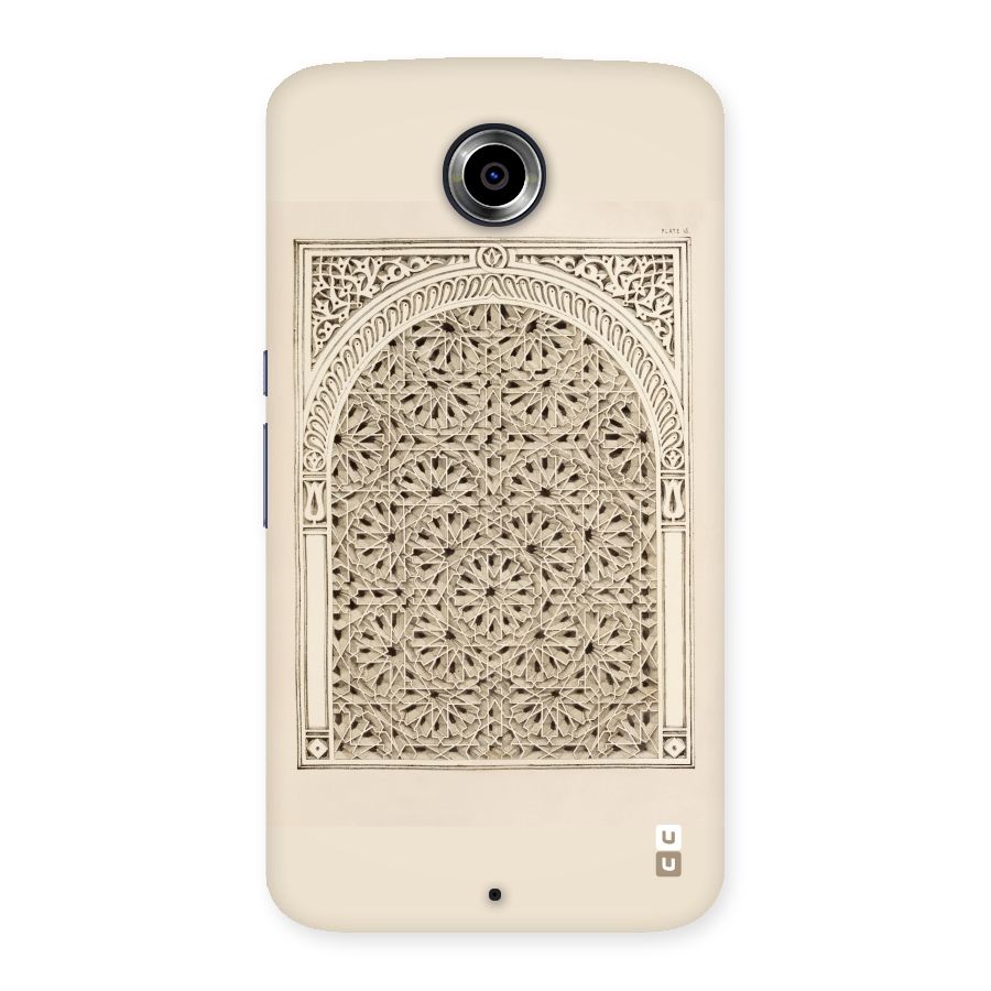 Window Ornaments Back Case for Nexsus 6