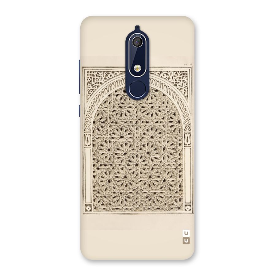 Window Ornaments Back Case for Nokia 5.1
