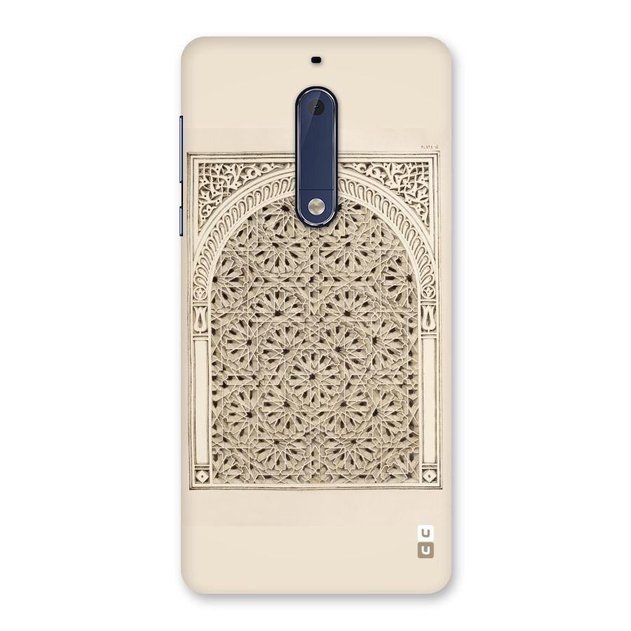 Window Ornaments Back Case for Nokia 5