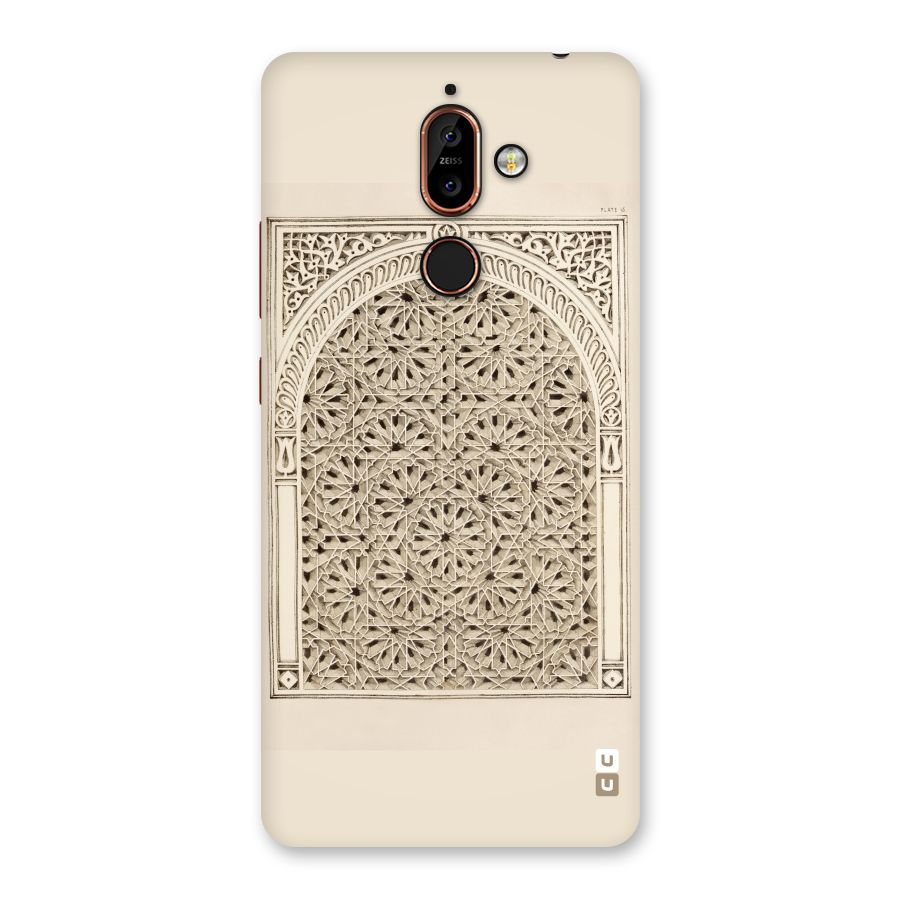 Window Ornaments Back Case for Nokia 7 Plus