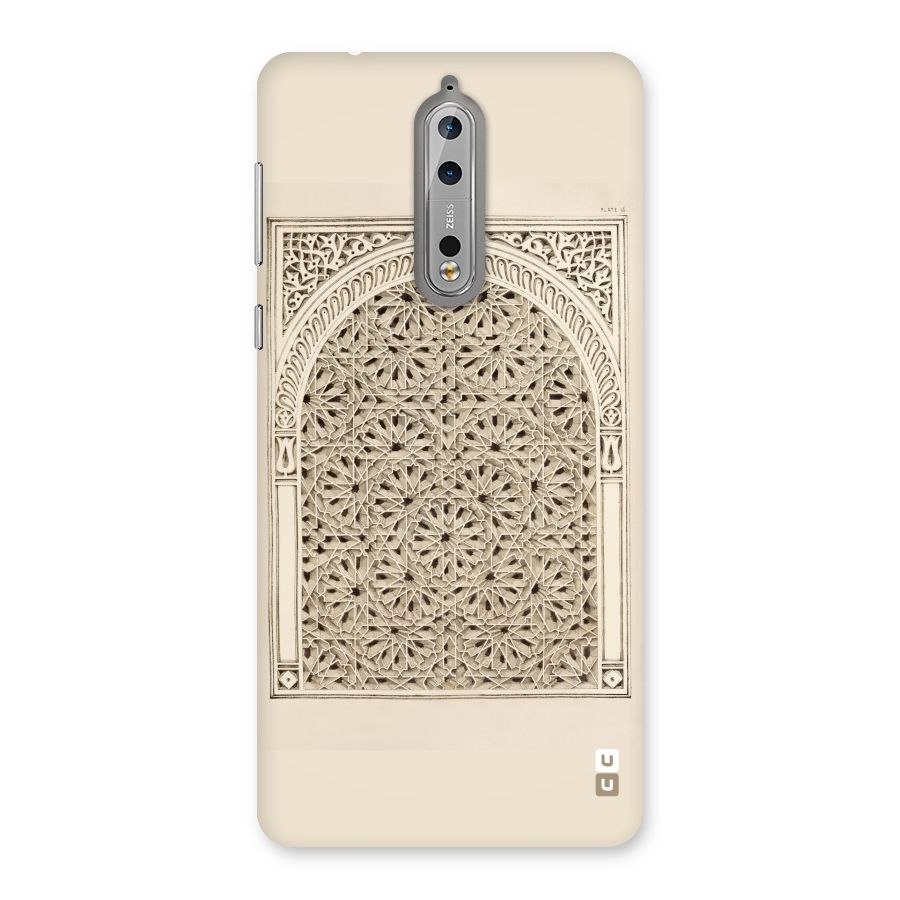 Window Ornaments Back Case for Nokia 8