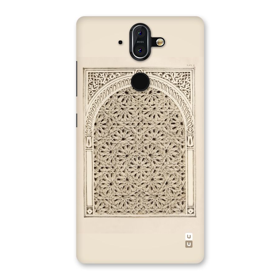 Window Ornaments Back Case for Nokia 8 Sirocco