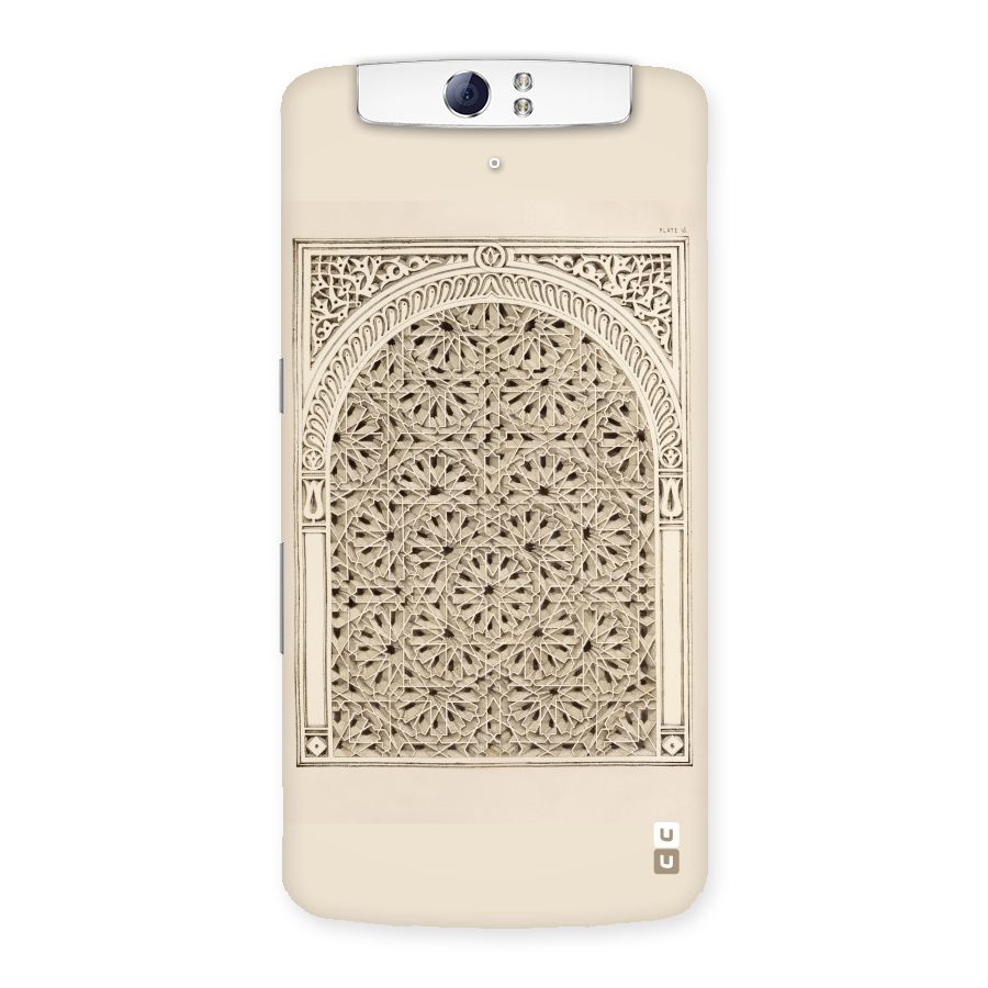 Window Ornaments Back Case for Oppo N1