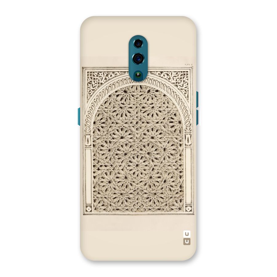Window Ornaments Back Case for Oppo Reno