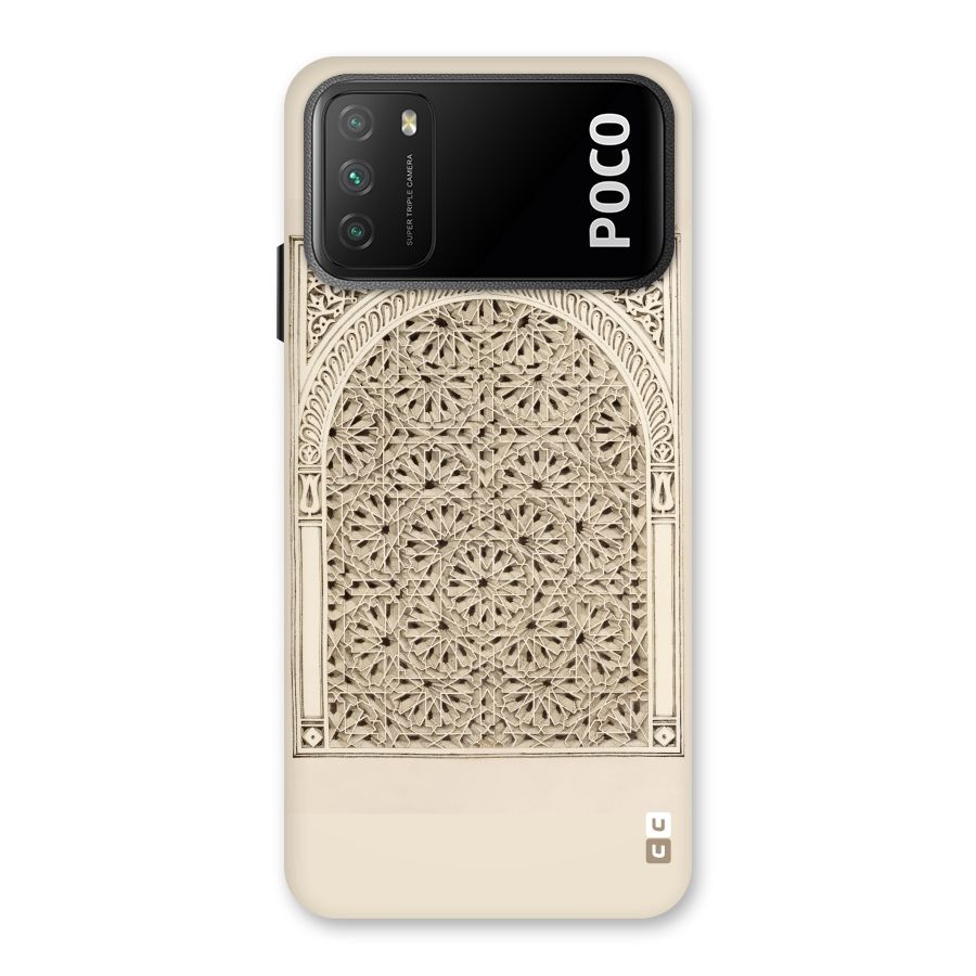 Window Ornaments Back Case for Poco M3