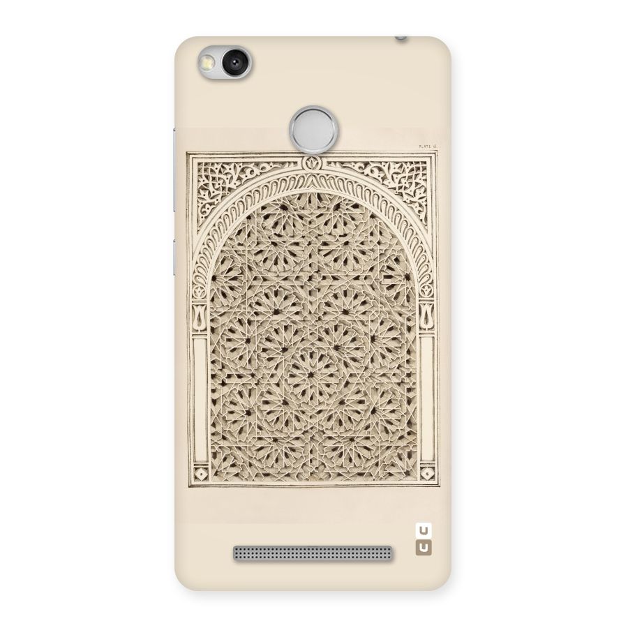 Window Ornaments Back Case for Redmi 3S Prime