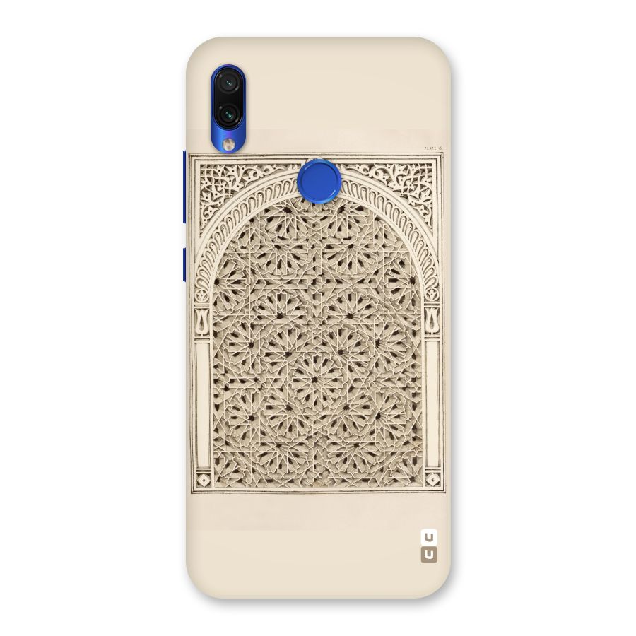 Window Ornaments Back Case for Redmi Note 7S