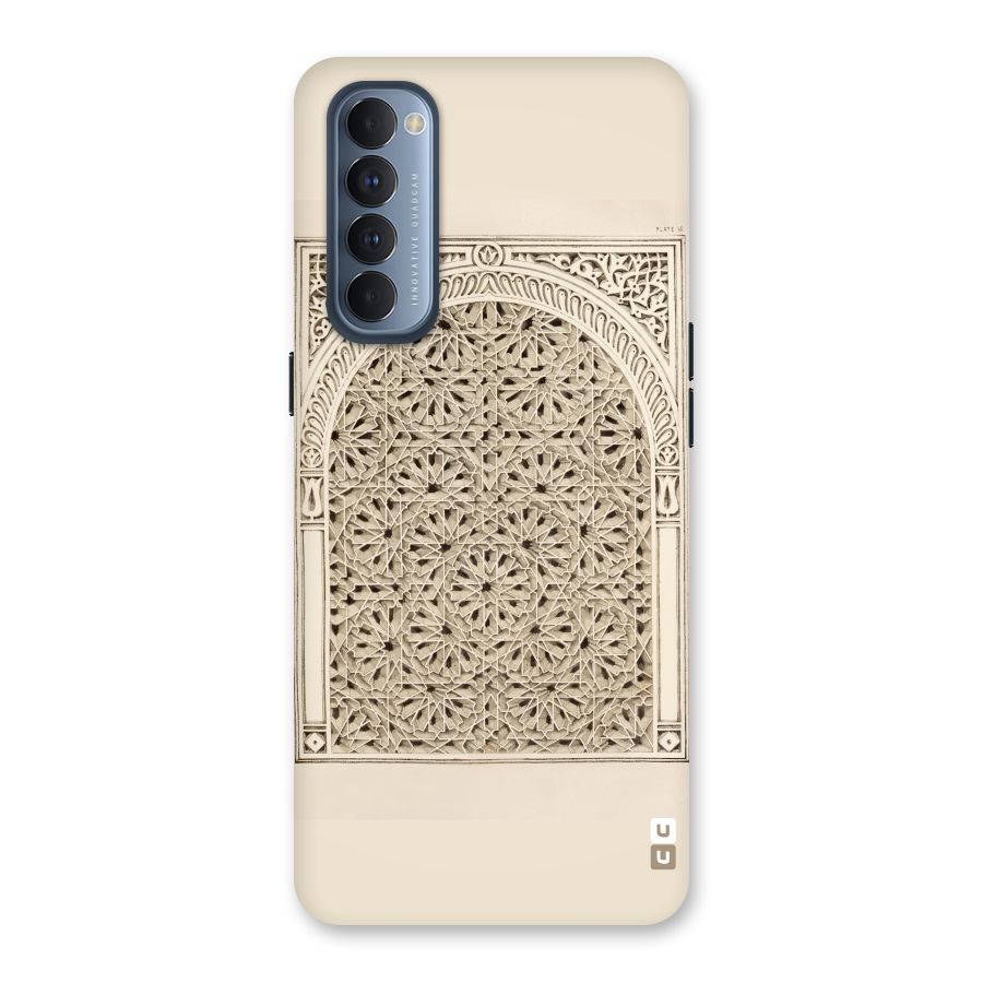 Window Ornaments Back Case for Reno4 Pro