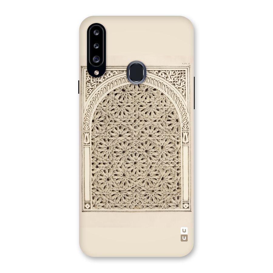 Window Ornaments Back Case for Samsung Galaxy A20s