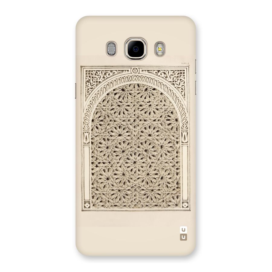 Window Ornaments Back Case for Samsung Galaxy J7 2016