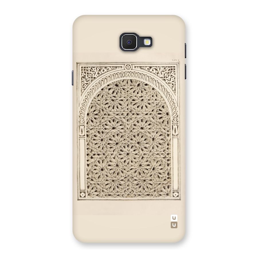 Window Ornaments Back Case for Samsung Galaxy J7 Prime