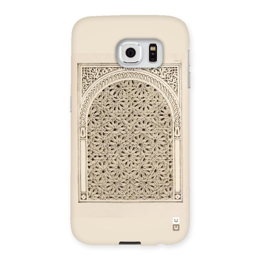 Window Ornaments Back Case for Samsung Galaxy S6