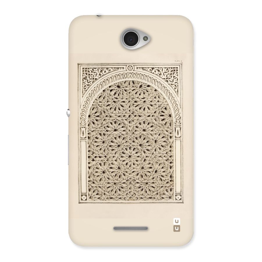 Window Ornaments Back Case for Sony Xperia E4