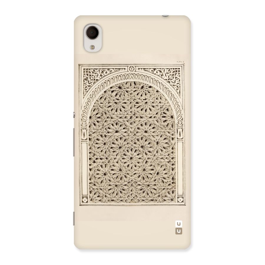 Window Ornaments Back Case for Sony Xperia M4
