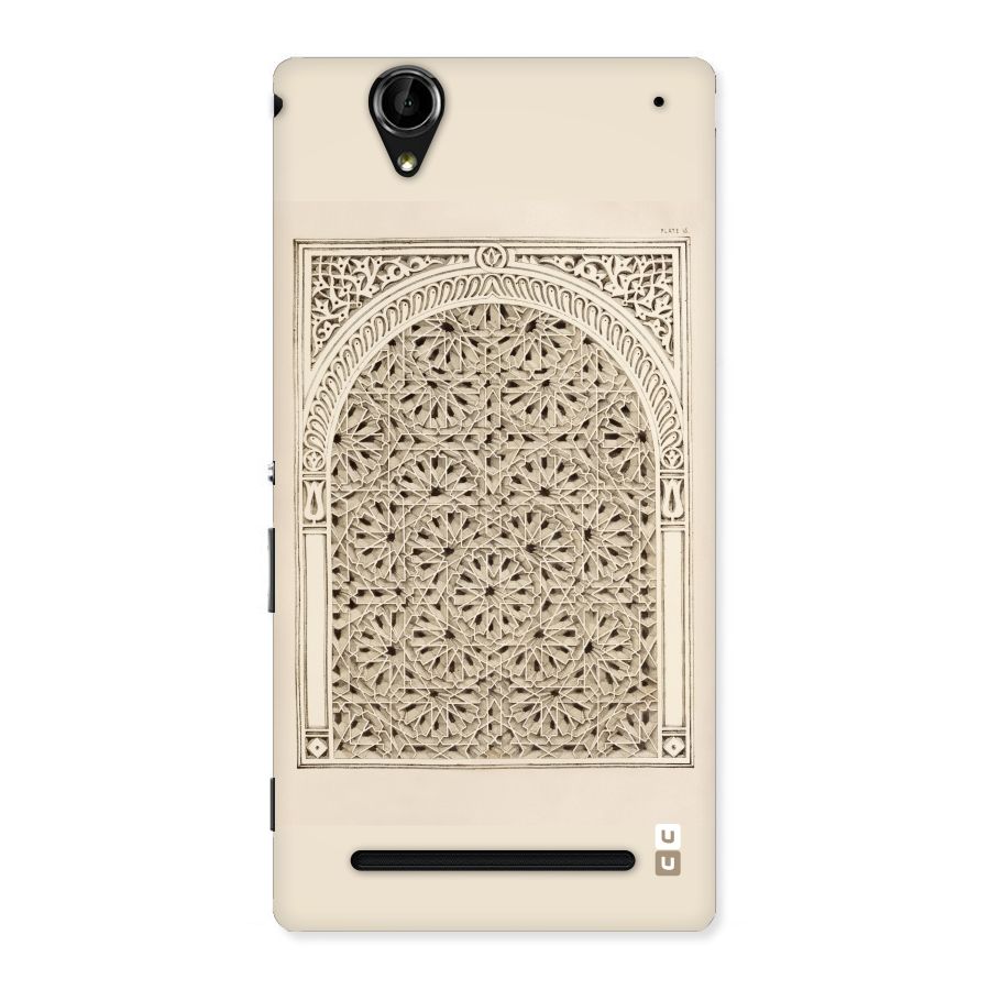 Window Ornaments Back Case for Sony Xperia T2