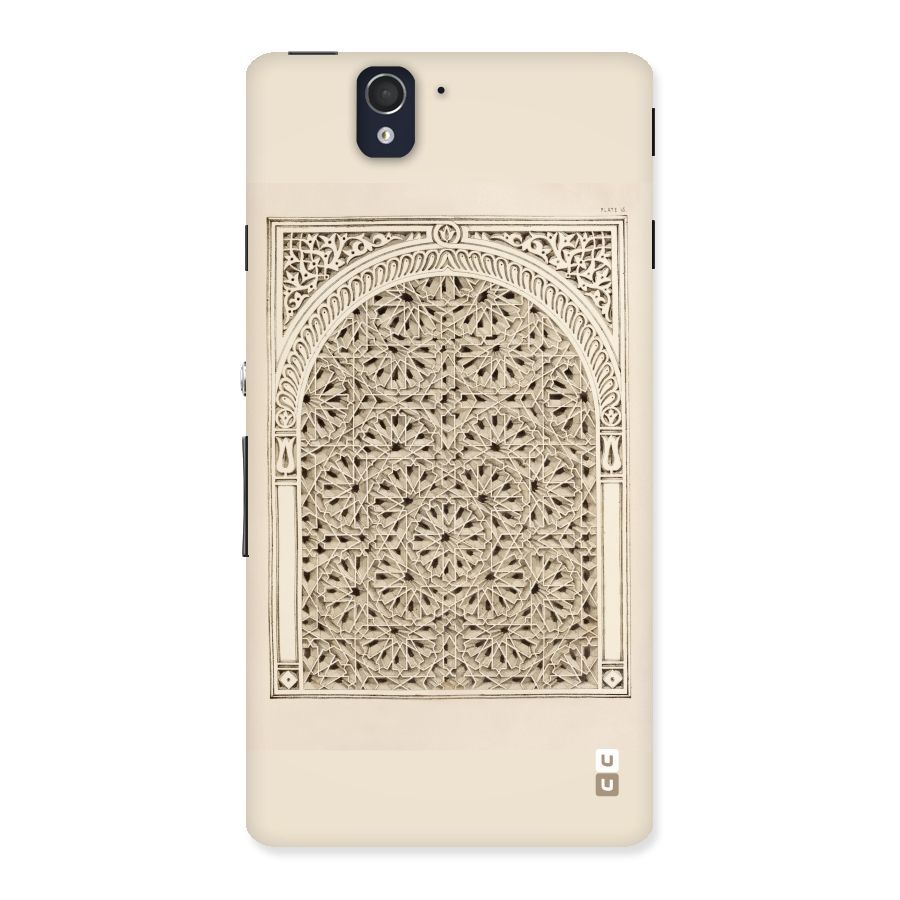 Window Ornaments Back Case for Sony Xperia Z
