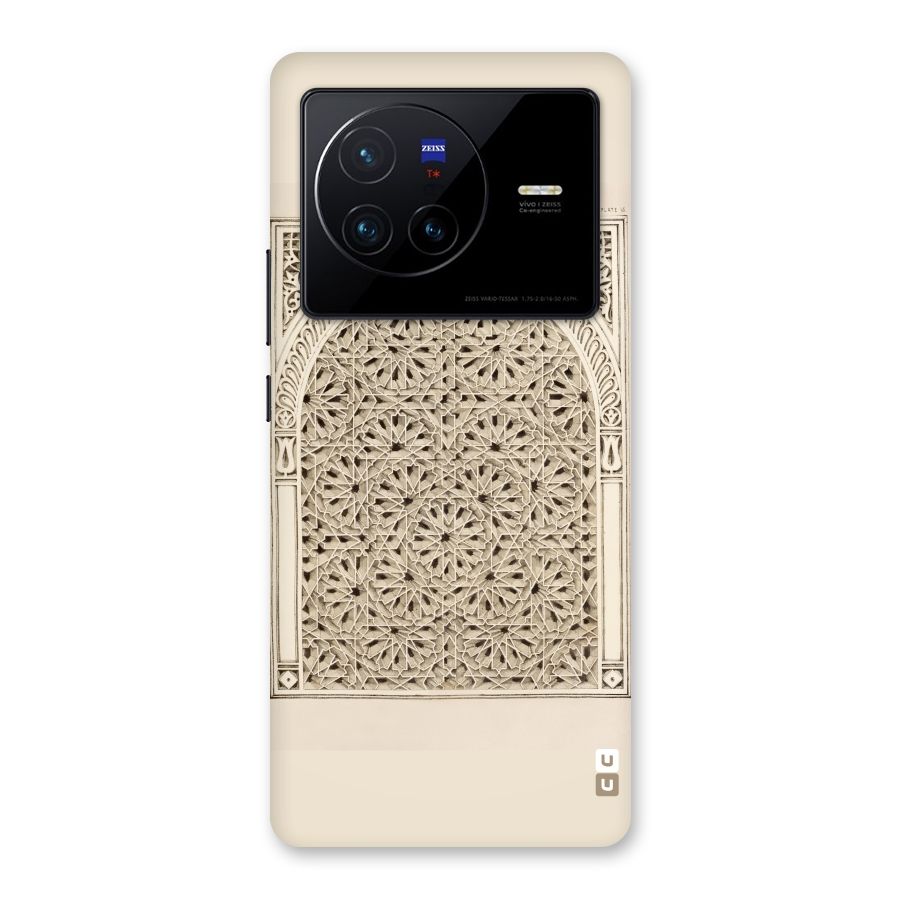 Window Ornaments Back Case for Vivo X80