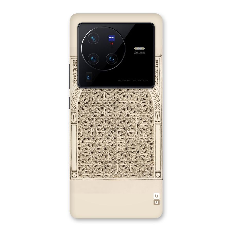 Window Ornaments Back Case for Vivo X80 Pro