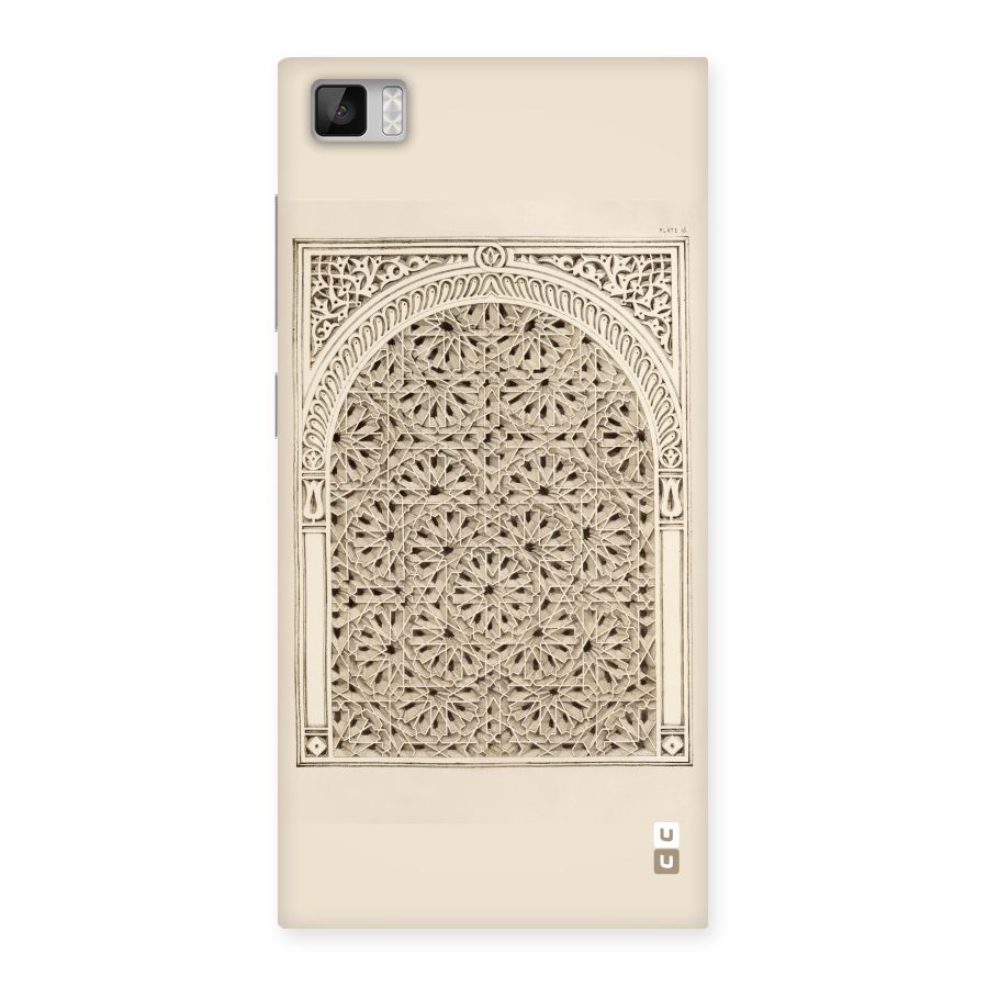 Window Ornaments Back Case for Xiaomi Mi3
