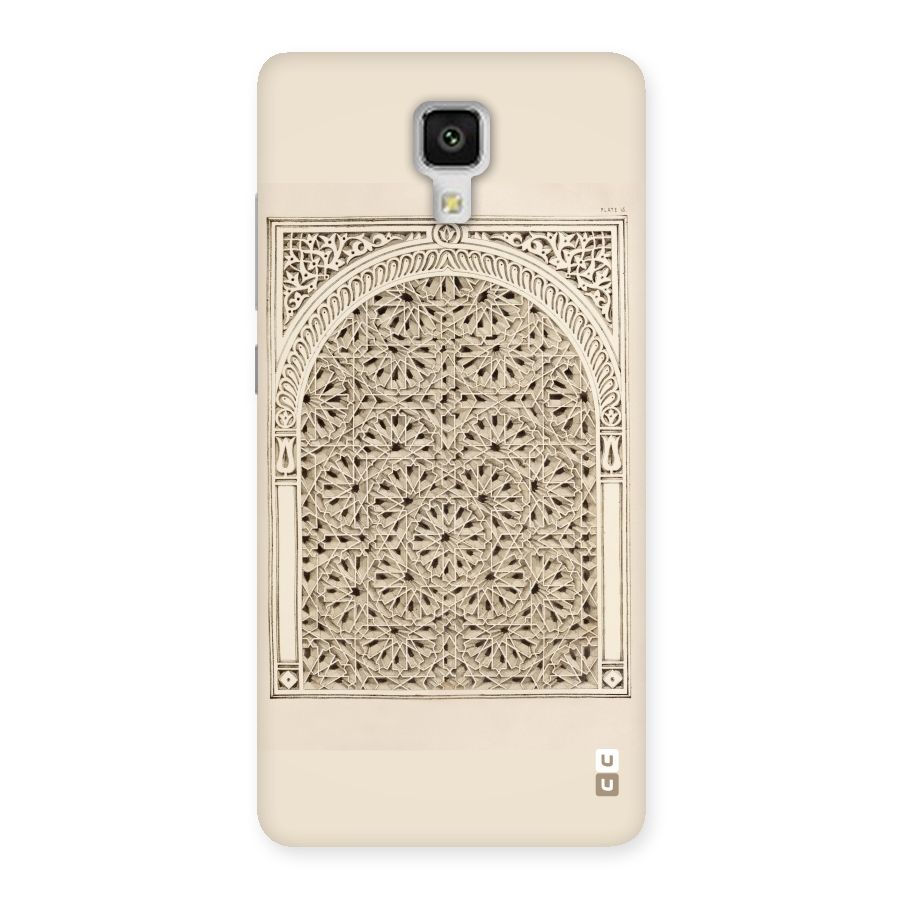 Window Ornaments Back Case for Xiaomi Mi 4