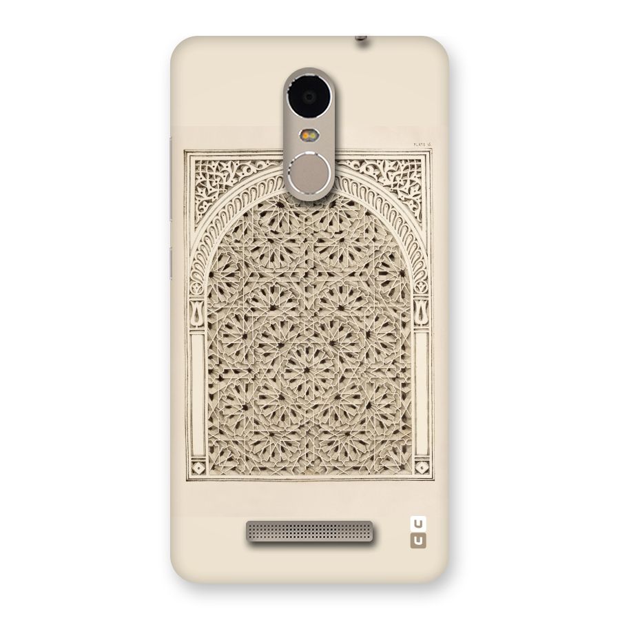 Window Ornaments Back Case for Xiaomi Redmi Note 3