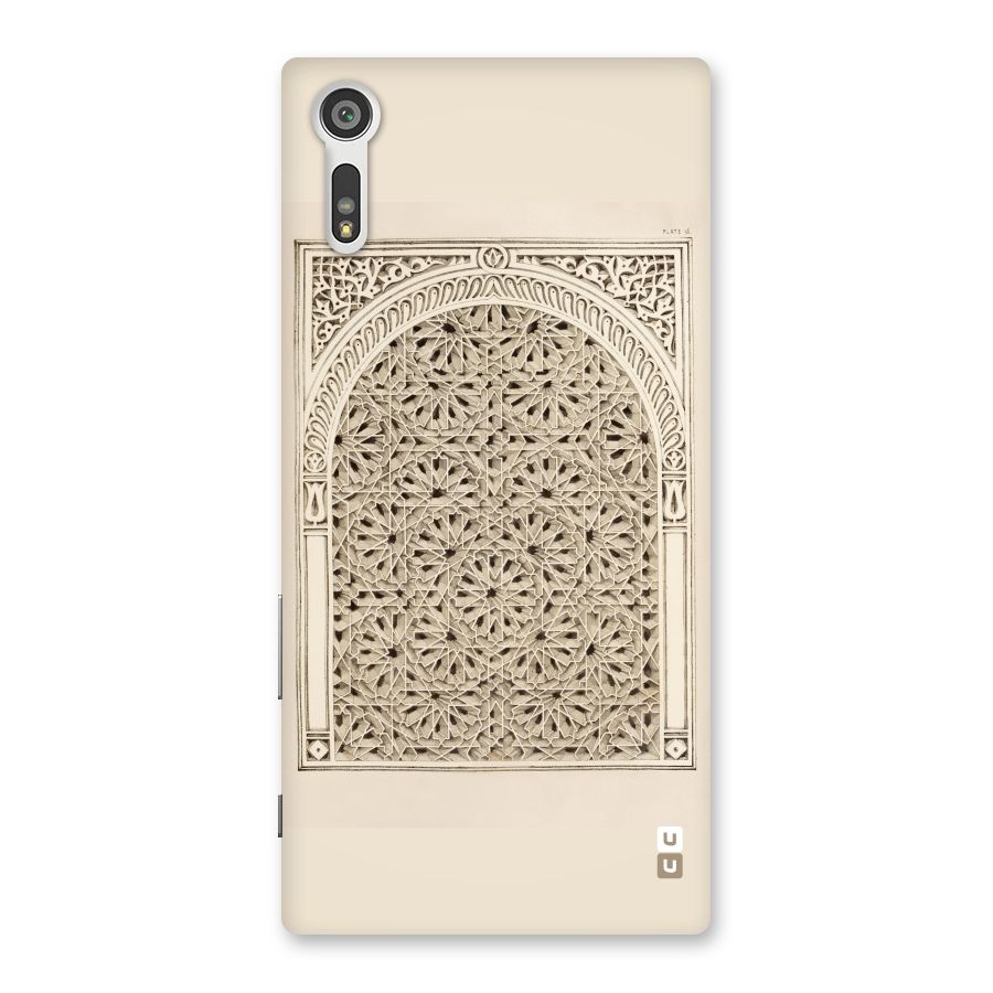 Window Ornaments Back Case for Xperia XZ